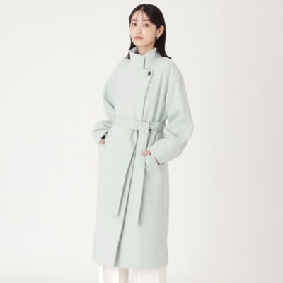 【イチオシ／蓄熱裏地】スタンドカラーロングコート（Ｎ５Ａ０５４４６＿＿）