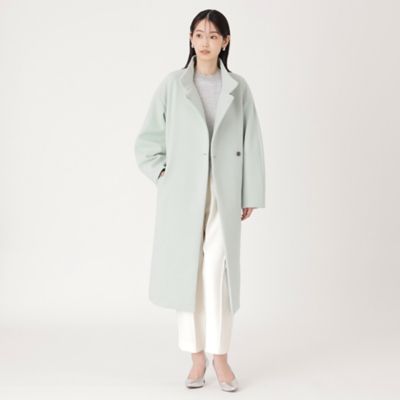 【イチオシ／蓄熱裏地】スタンドカラーロングコート（Ｎ５Ａ０５４４６＿＿）