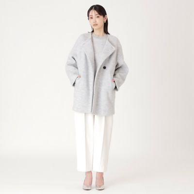 【イチオシ／蓄熱裏地】シャギーボンディングミドルコート（Ｎ５Ｂ０１４３５＿＿）