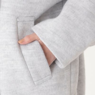 【イチオシ／蓄熱裏地】シャギーボンディングミドルコート（Ｎ５Ｂ０１４３５＿＿）