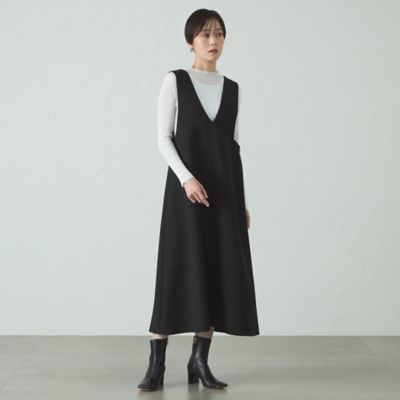 UV効果／着用シワ軽減】アシンメトリーワンピース