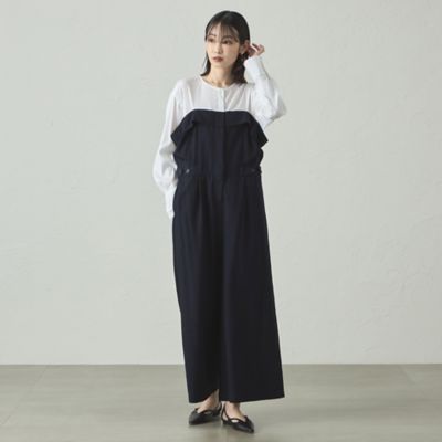 1枚で着映える／セットアップ対応】ビスチェコンビオールインワン