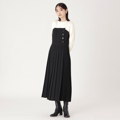 ニットコンビワンピース （ロング・マキシ丈ワンピース