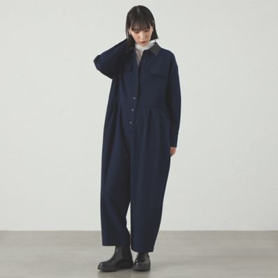 1枚で着映える】ソフトフランネルジャンプスーツ