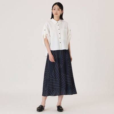 【イチオシ】ロールアップスリーブブラウス（Ｎ５Ｍ０１４００＿＿）
