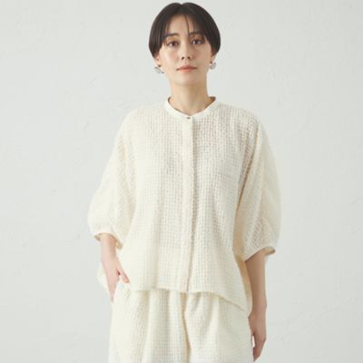 CAST：/キャストコロン 【セットアップ対応／オンでもオフでも活躍】フェザーシフォンフォルムブラウス（Ｎ５Ｍ０５５１９＿＿）