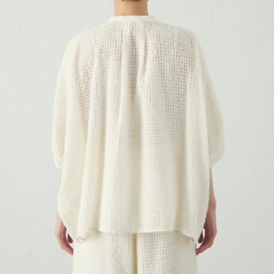【セットアップ対応／オンでもオフでも活躍】フェザーシフォンフォルムブラウス（Ｎ５Ｍ０５５１９＿＿）