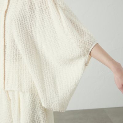 【セットアップ対応／オンでもオフでも活躍】フェザーシフォンフォルムブラウス（Ｎ５Ｍ０５５１９＿＿）