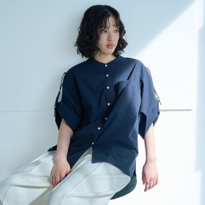 雨の日ロールアップスリーブブラウス（Ｎ５Ｍ０７５３０＿＿）