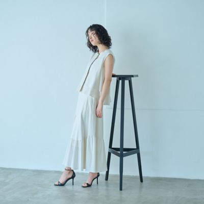 【接触冷感／ＵＶ対策／セットアップ対応】トリミングレイヤードトップス（Ｎ５Ｍ０８５３１＿＿）
