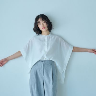 CAST：/キャストコロン 【１枚で着映える】スクエアパタ－ンブラウス（Ｎ５Ｍ１０５２９＿＿）