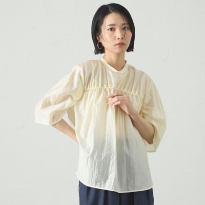 ＜CAST：＞【１枚で着映える】ギャザーブラウス（Ｎ５Ｍ１１５４５＿＿）