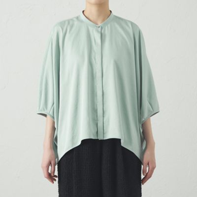 【セットアップ対応／吸水速乾／ＵＶ効果】シルキーツイルフォルムブラウス（Ｎ５Ｍ８５５２０＿＿）