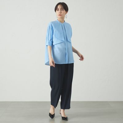 【オンでもオフでも活躍】レイヤードショートスリーブブラウス（Ｎ５Ｍ８６５２９＿＿）