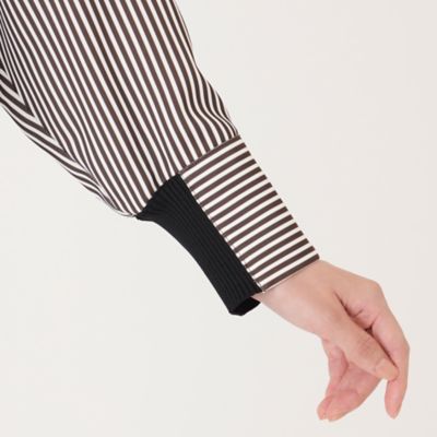 【大人気定番】ストライプバックボタンブラウス（Ｎ５Ｍ８８４１０＿＿）