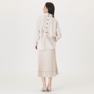 【大人気定番／セットアップ】バックボタンブラウス（Ｎ５Ｍ８９３０３＿＿）