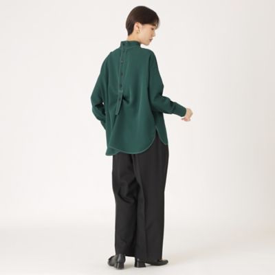 【大人気定番】バックボタンブラウス（Ｎ５Ｍ８９４１１＿＿）