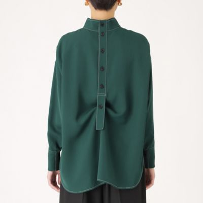 【大人気定番】バックボタンブラウス（Ｎ５Ｍ８９４１１＿＿）