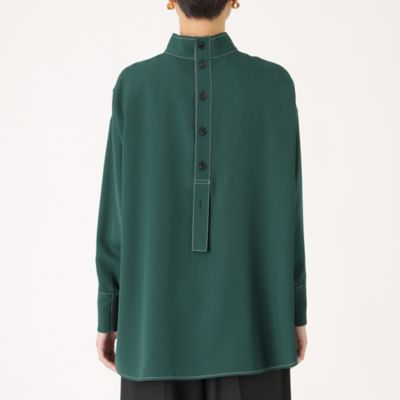 【大人気定番】バックボタンブラウス（Ｎ５Ｍ８９４１１＿＿）