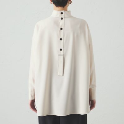 【着用しわ軽減／吸水速乾】バックボタンブラウス（Ｎ５Ｍ８９５０８＿＿）