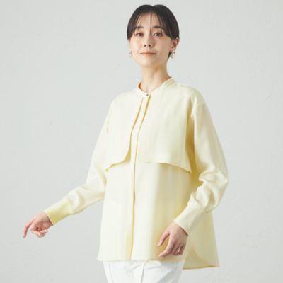 【着用しわ軽減／吸水速乾】ガンパッチブラウス（Ｎ５Ｍ９０５０８＿＿）