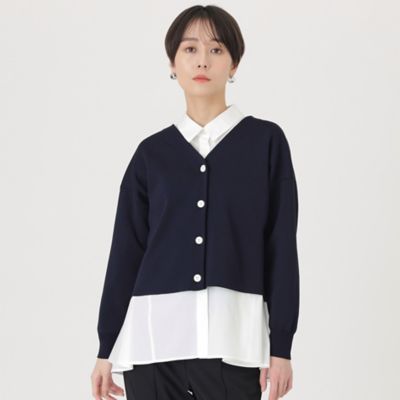 【着回し抜群】フォルムニットブルゾン（Ｎ５Ｎ０５３１１＿＿）