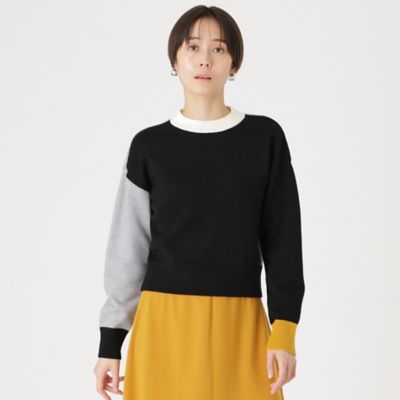 大人気定番】カラーブロックニット・2024秋冬モデル