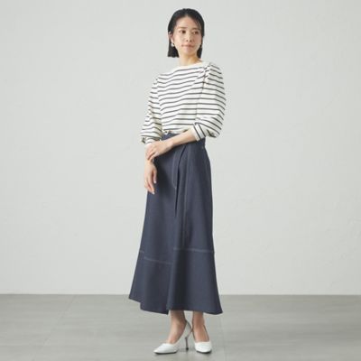 【着回し抜群】ボーダーニット（Ｎ５Ｎ１２５０５＿＿）