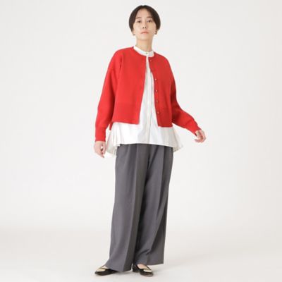 【着回し抜群】フォルムニットカーディガン（Ｎ５Ｎ１６４２３＿＿）