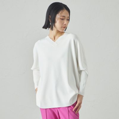 ＜CAST：＞【１枚で着映える】バックボタンニット（Ｎ５Ｎ１７５０６＿＿）