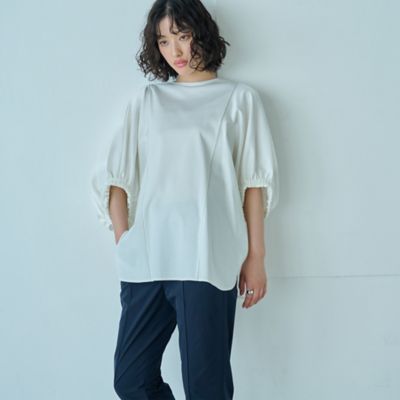 CAST：/キャストコロン 【接触冷感／抗菌防臭／白化軽減】アームギャザーカットソー（Ｎ５Ｐ０３５２２＿＿）