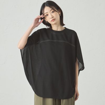 CAST：/キャストコロン 【着回し抜群】リネンライクラウンドフォルムカットソー（Ｎ５Ｐ０３６０５＿＿）
