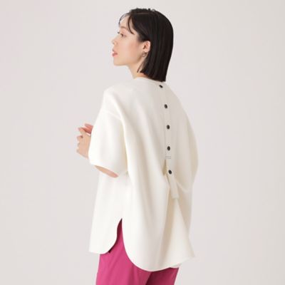 美品⭐︎lohen スクエアケープカットソー white - トップス