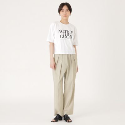 【１枚で着映える】クロップドプリントＴシャツ（Ｎ５Ｐ０７３４３＿＿）