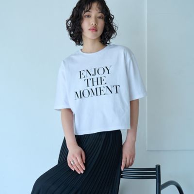 【ＥＮＪＯＹ　ＴＨＥ　ＭＯＭＥＮＴ】プリントＴシャツ（Ｎ５Ｐ１０５３５＿＿）
