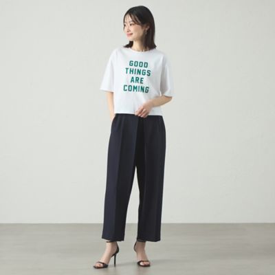 【ＧＯＯＤ　ＴＨＩＮＧＳ　ＡＲＥ　ＣＯＭＩＮＧ】プリントＴシャツ（Ｎ５Ｐ１１５３５＿＿）