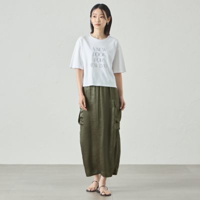 【Ａ　ＮＥＷ　ＬＯＯＫ　ＦＯＲ　ＮＥＷ　ＤＡＹ】ラメプリントＴシャツ（Ｎ５Ｐ１７５４９＿＿）