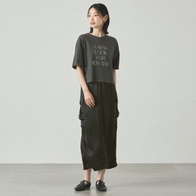 【Ａ　ＮＥＷ　ＬＯＯＫ　ＦＯＲ　ＮＥＷ　ＤＡＹ】ラメプリントＴシャツ（Ｎ５Ｐ１７５４９＿＿）