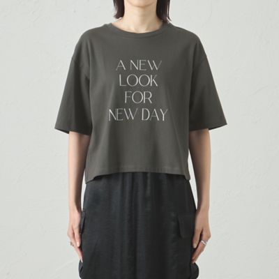 【Ａ　ＮＥＷ　ＬＯＯＫ　ＦＯＲ　ＮＥＷ　ＤＡＹ】ラメプリントＴシャツ（Ｎ５Ｐ１７５４９＿＿）
