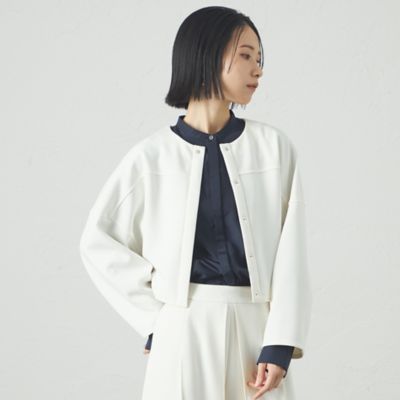 CAST：/キャストコロン 【接触冷感／ＵＶ効果／セットアップ対応】ショートフォルムジャケット（Ｎ５Ｐ８２５０２＿＿）