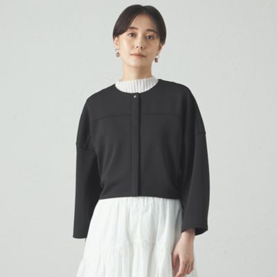 【接触冷感／ＵＶ効果／セットアップ対応】ショートフォルムジャケット（Ｎ５Ｐ８２５０２＿＿）