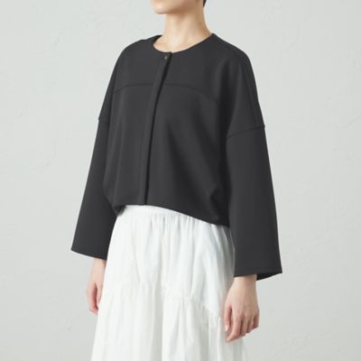 【接触冷感／ＵＶ効果／セットアップ対応】ショートフォルムジャケット（Ｎ５Ｐ８２５０２＿＿）