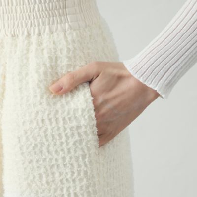 【セットアップ対応／オンでもオフでも活躍】フェザーシフォンイージーパンツ（Ｎ５Ｒ０３５１９＿＿）