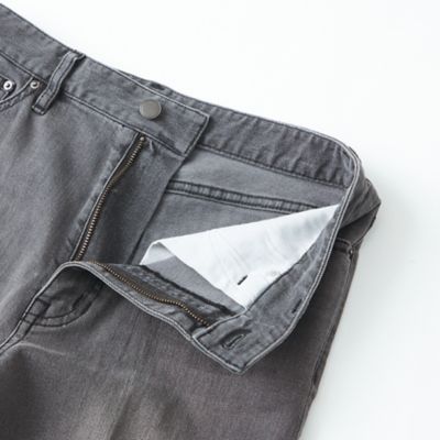 【美シルエット】クロップドストレッチデニム（Ｎ５Ｒ０５５２４＿＿）