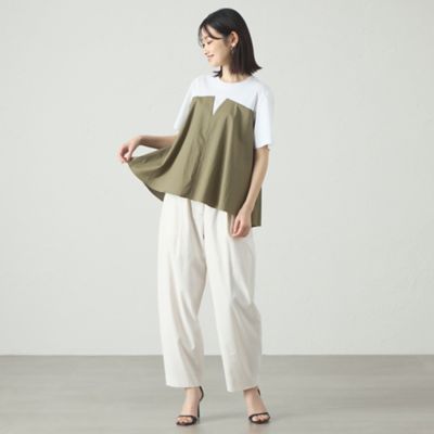 【接触冷感／ＵＶ対策／セットアップ゜対応】カジュアルタックパンツ（Ｎ５Ｒ０６５３１＿＿）
