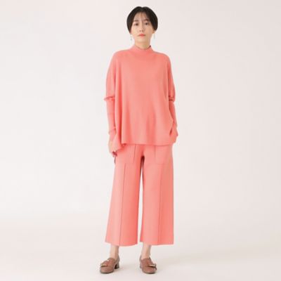 【着心地抜群／セットアップ】セミワイドニットパンツ（Ｎ５Ｒ０７２２９＿＿）