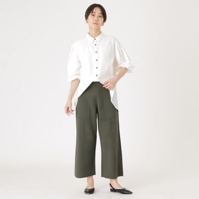 【大人気定番／セットアップ】セミワイドニットパンツ（Ｎ５Ｒ０７４２８＿＿）