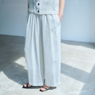 CAST：/キャストコロン 【着用しわ軽減／セットアップ対応】シアータックギャザーパンツ（Ｎ５Ｒ０８５４１＿＿）