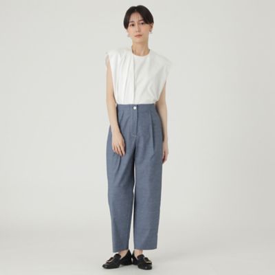 【美シルエット】カジュアルタックパンツ（Ｎ５Ｒ０９３２６＿＿）