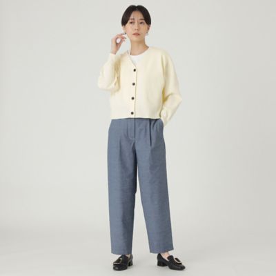 【美シルエット】カジュアルタックパンツ（Ｎ５Ｒ０９３２６＿＿）